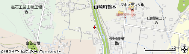 兵庫県宍粟市山崎町鶴木88周辺の地図