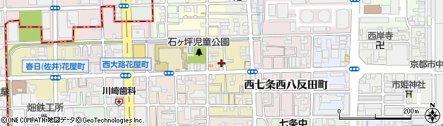 京都府京都市下京区西七条東石ケ坪町22周辺の地図