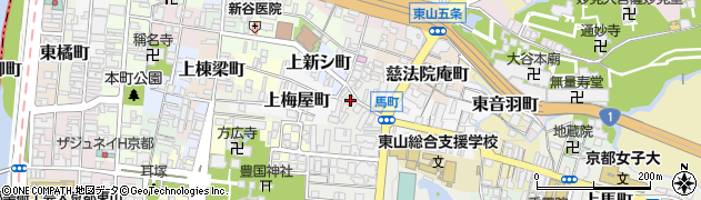 京都府京都市東山区鐘鋳町404周辺の地図