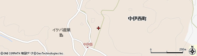 愛知県岡崎市中伊西町（冷田）周辺の地図