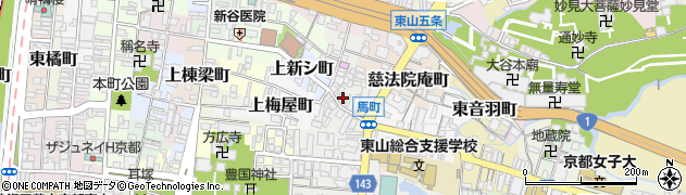 京都府京都市東山区鐘鋳町402周辺の地図