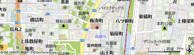 京都市社会福祉協議会　地域福祉推進室総務部周辺の地図