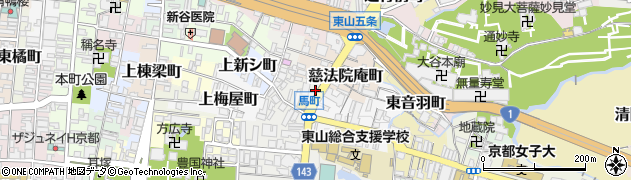 京都府京都市東山区鐘鋳町419周辺の地図