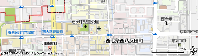 京都府京都市下京区西七条東石ケ坪町周辺の地図