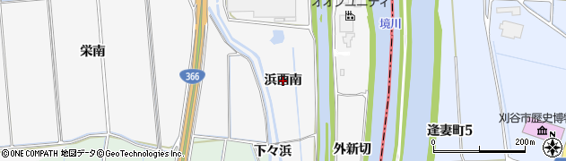 愛知県東浦町（知多郡）森岡（浜酉南）周辺の地図