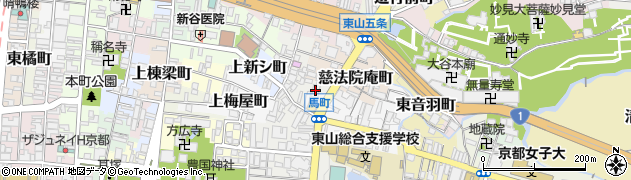 京都市東山老人デイサービスセンター周辺の地図