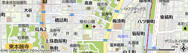 京都府京都市下京区唐物町452周辺の地図