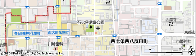 京都府京都市下京区西七条東石ケ坪町4周辺の地図