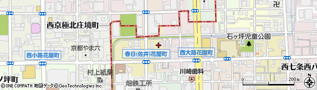 京都府京都市下京区西七条八幡町11周辺の地図