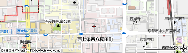 京都府京都市下京区西七条西八反田町40周辺の地図