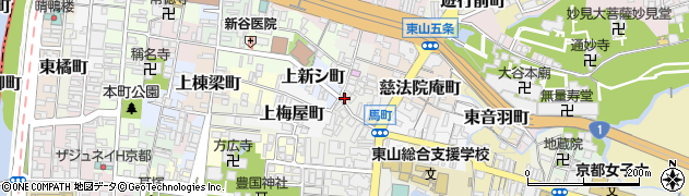 京都府京都市東山区鐘鋳町396周辺の地図