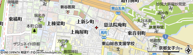 京都府京都市東山区鐘鋳町398周辺の地図