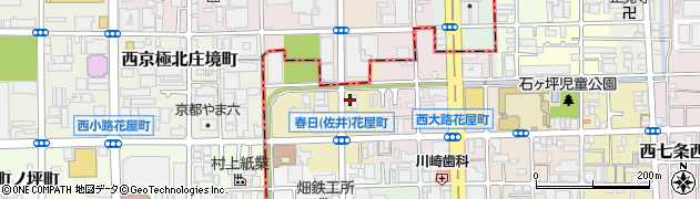 京都府京都市下京区西七条八幡町17周辺の地図