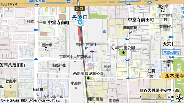 〒600-8829 京都府京都市下京区西新屋敷下之町の地図