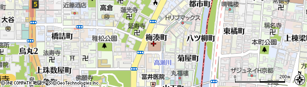 ひと・まち交流館　京都　大会議室周辺の地図