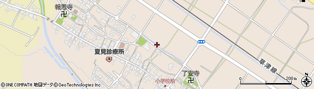 滋賀県湖南市夏見周辺の地図