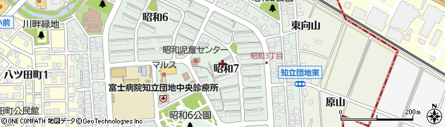 知立市役所　昭和児童センター周辺の地図