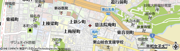 京都府京都市東山区鐘鋳町394周辺の地図