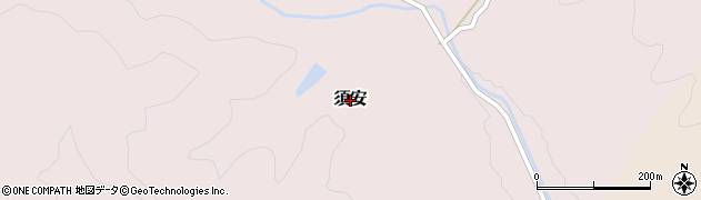 兵庫県佐用町（佐用郡）須安周辺の地図