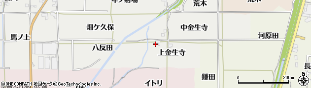 京都府亀岡市曽我部町犬飼（上金生寺）周辺の地図