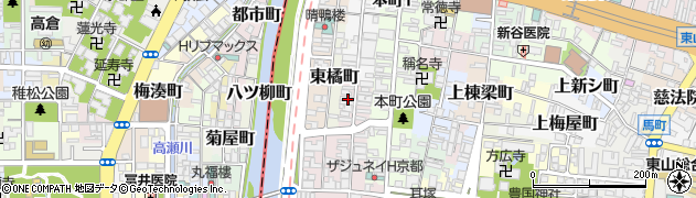 京都府京都市東山区豊浦町周辺の地図