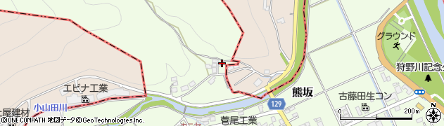 静岡県伊豆市熊坂782周辺の地図