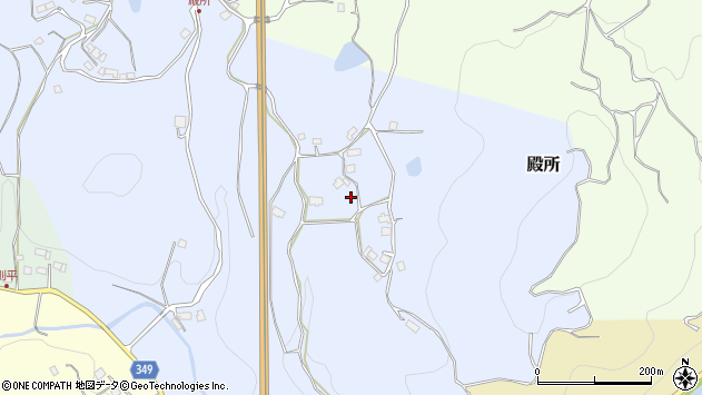 〒707-0064 岡山県美作市殿所の地図