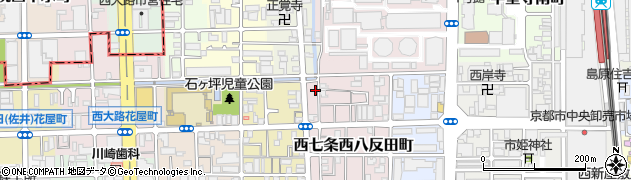 京都府京都市下京区西七条西八反田町75周辺の地図