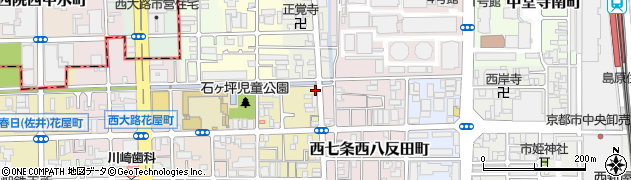 京都府京都市下京区西七条東石ケ坪町11周辺の地図