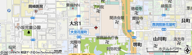 京都府京都市下京区柿本町648周辺の地図