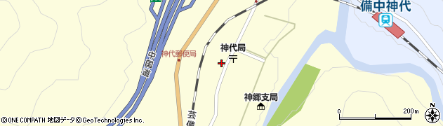 岡山県新見市神郷下神代4057周辺の地図