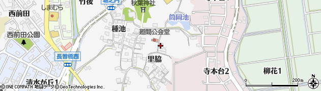 愛知県知多市八幡（里脇）周辺の地図
