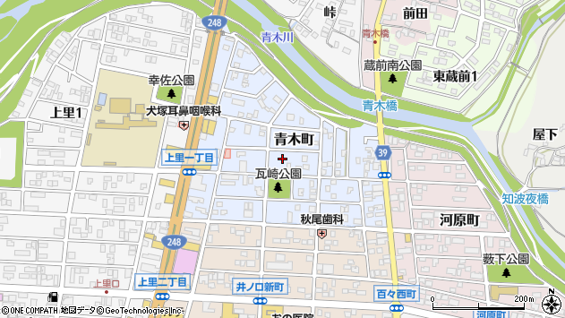 〒444-2131 愛知県岡崎市青木町の地図