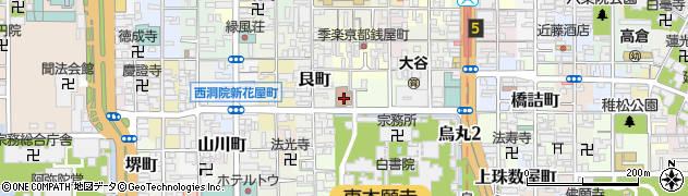 京都府京都市下京区乾町290周辺の地図
