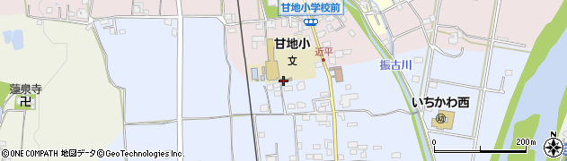 兵庫県神崎郡市川町甘地144周辺の地図