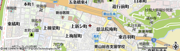 河井寛次郎記念館周辺の地図