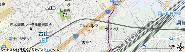 赤帽静岡県軽自動車運送協同組合本部周辺の地図