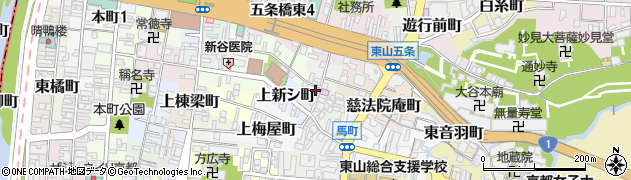 京都府京都市東山区鐘鋳町389周辺の地図