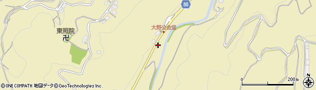 静岡県伊豆市大野508周辺の地図