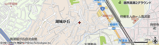 滋賀県大津市湖城が丘11-34周辺の地図