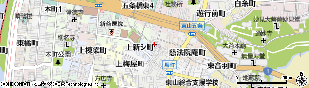 京都府京都市東山区鐘鋳町390周辺の地図