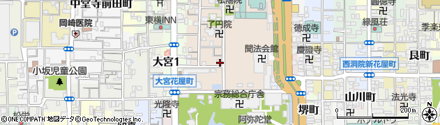 京都府京都市下京区柿本町606周辺の地図