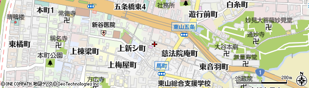 京都府京都市東山区鐘鋳町566周辺の地図
