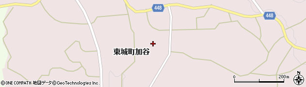 広島県庄原市東城町加谷292周辺の地図