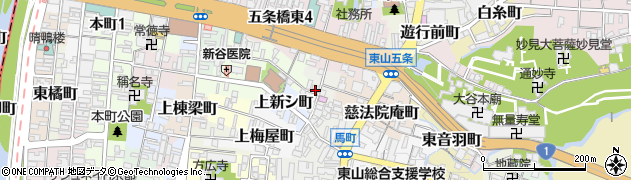 京都府京都市東山区鐘鋳町391周辺の地図