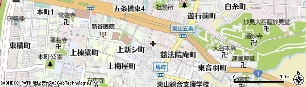 京都府京都市東山区鐘鋳町567周辺の地図