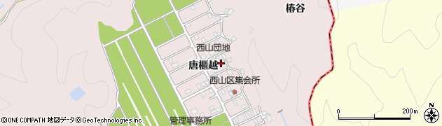 京都府亀岡市篠町王子唐櫃越周辺の地図