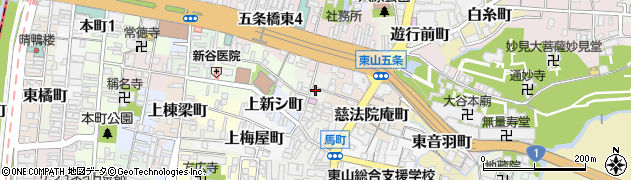 京都府京都市東山区鐘鋳町565周辺の地図