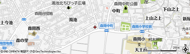 愛知県知多郡東浦町森岡後廻間12周辺の地図