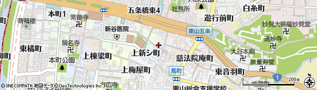 京都府京都市東山区鐘鋳町392周辺の地図